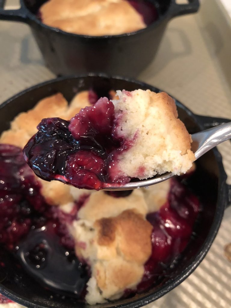 Triple Berry Cobbler