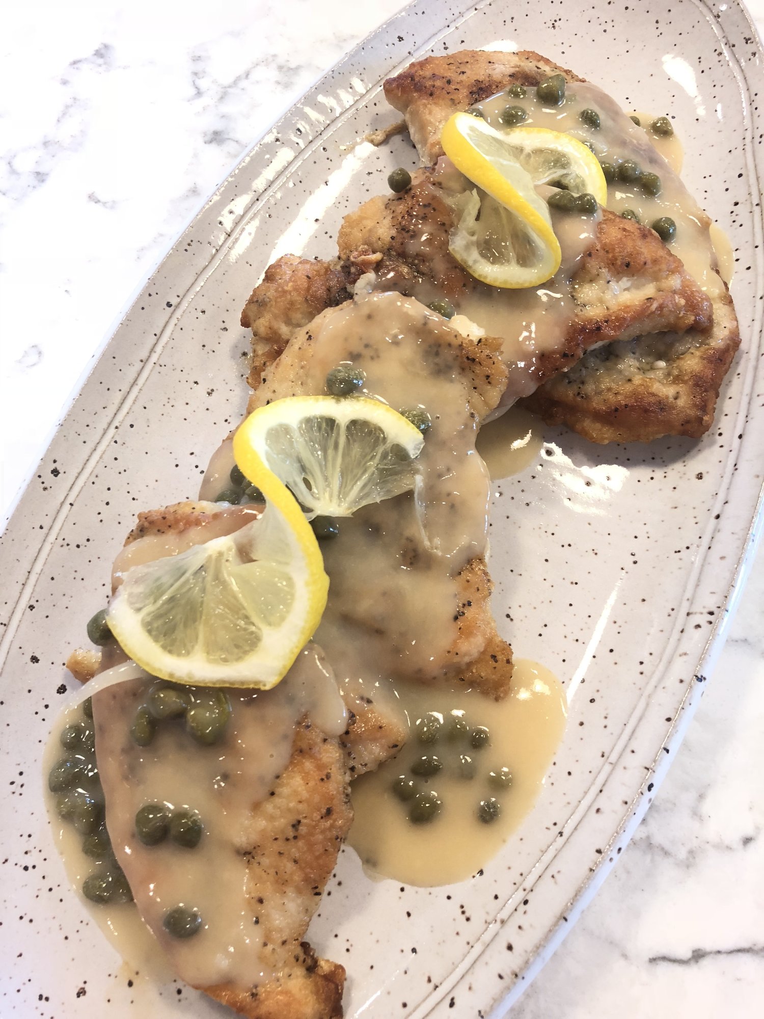 Chicken Piccata with Shallot