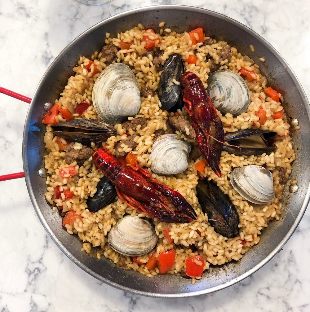 Chorizo Seafood Paella