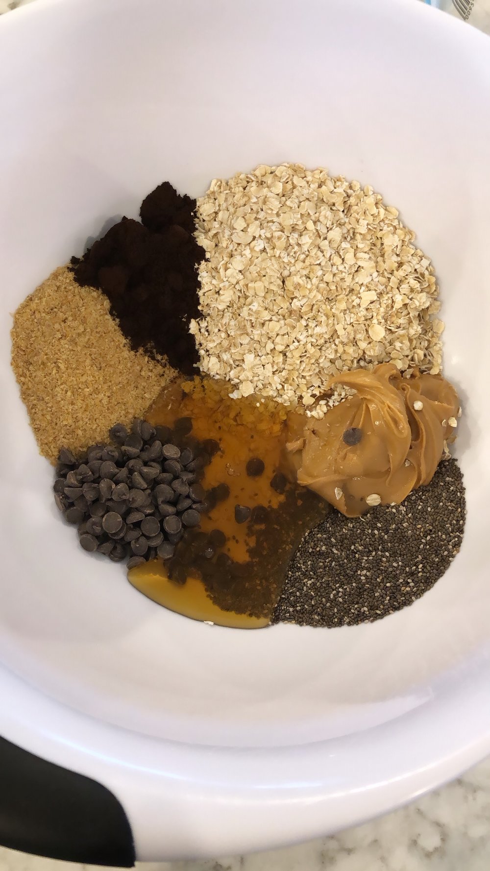 Coffee and Chocolate No bake energy protein bites