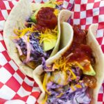 Fish tacos with cabbage slaw