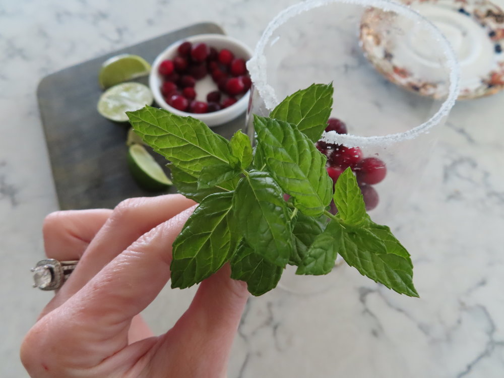 Fresh Mint adds great aromatics and freshness to the drink.