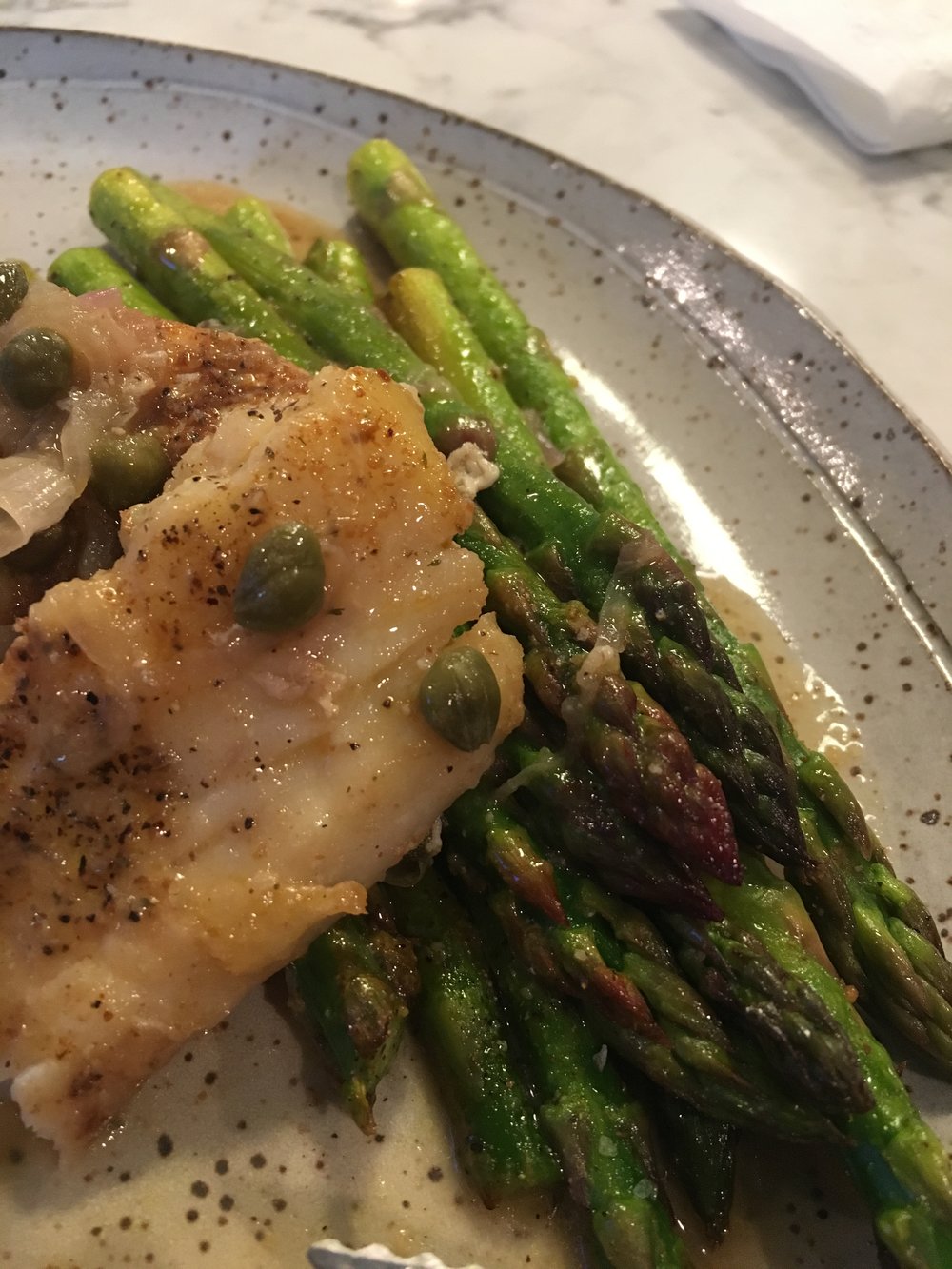 Mahi Mahi and Asparagus