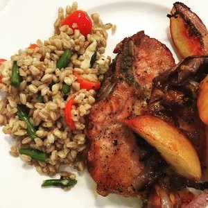 Peach Pork Chop