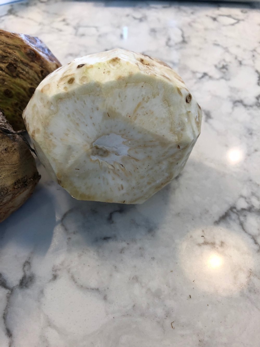 Peeled Celery Root
