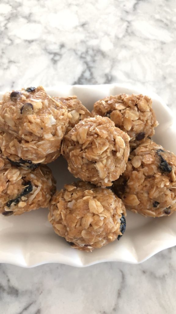 Peanut butter and flax Protein+Energy+Bites