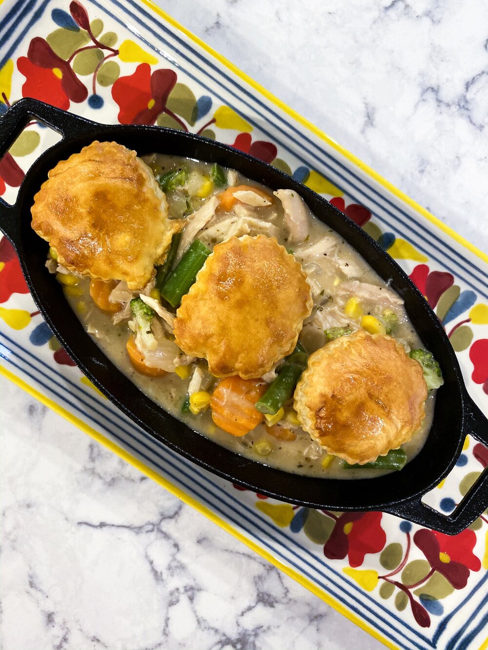 Rotisserie Chicken Pot Pie Quick and Easy DeSocio in the Kitchen