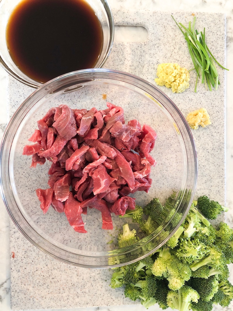 Quick and Easy Beef and Broccoli Ingredients