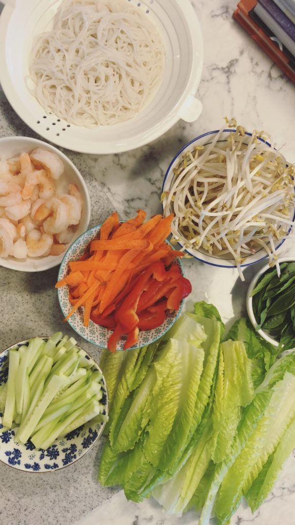 Vietnamese+Shrimp+Spring+Roll+Ingredients