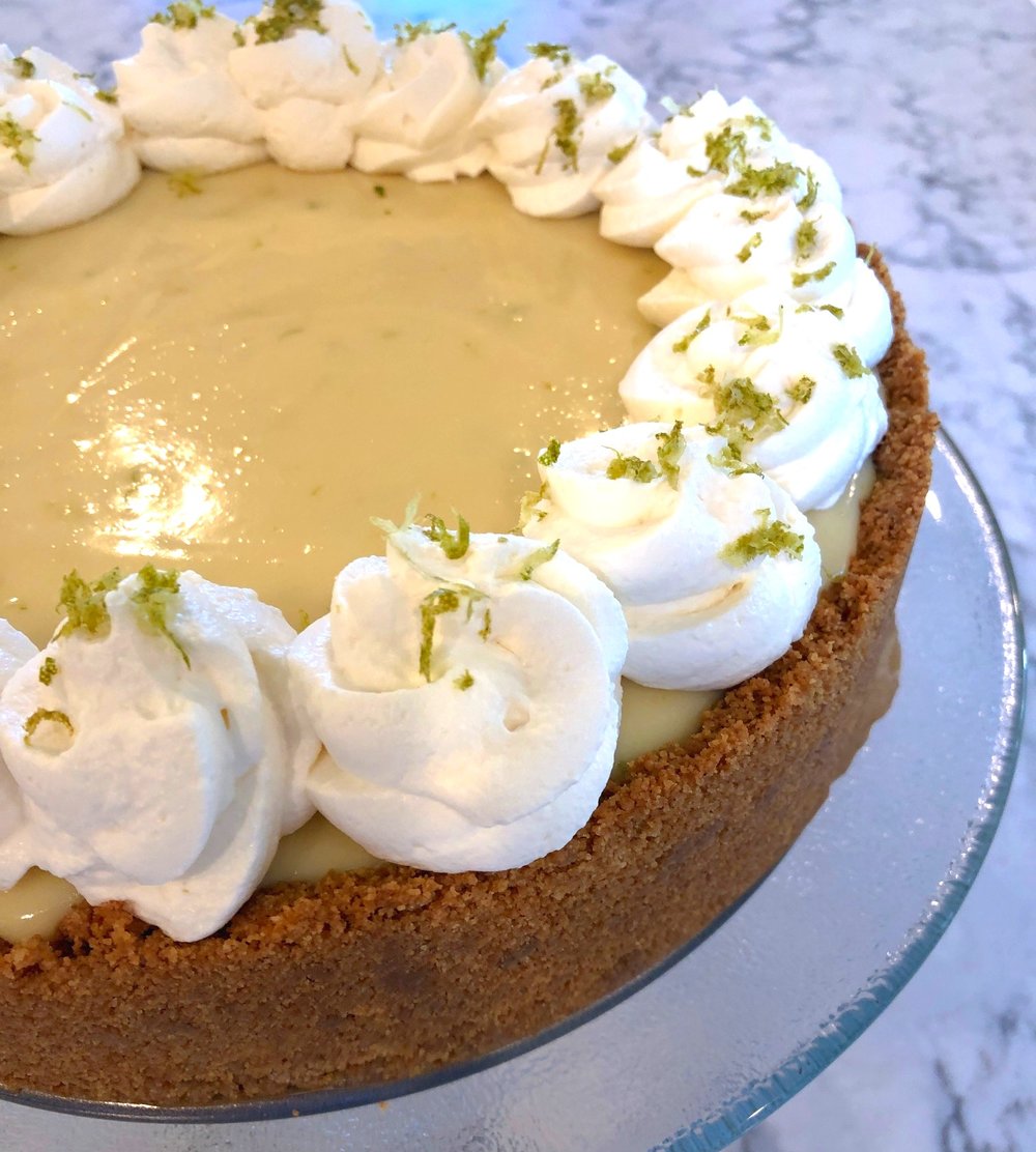 desocio in the kitchen Key lime pie