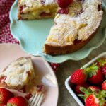 French Strawberry Ricotta Cake