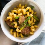 SAUSAGE AND ASPARAGUS PASTA