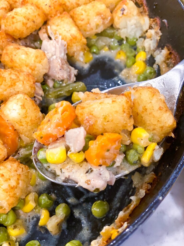 TATER TOT CHICKEN POT PIE