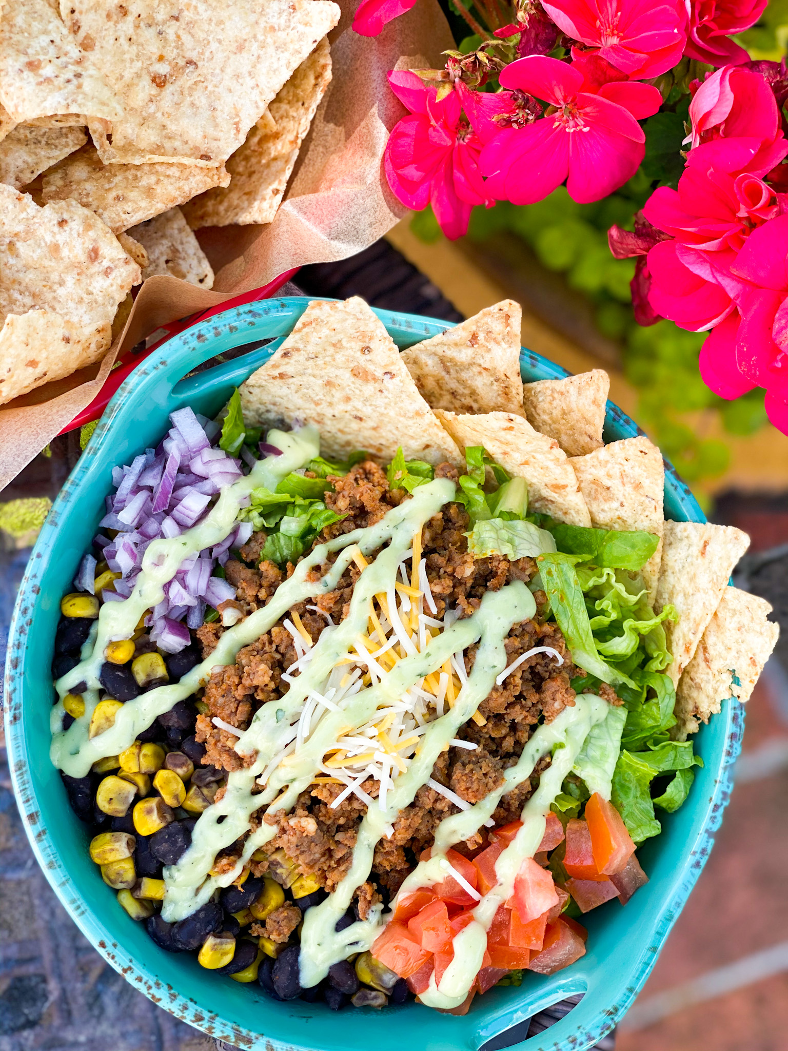 Taco Salad Bowls - Creamy Ranch Taco Bowls - (VIDEO!!!)