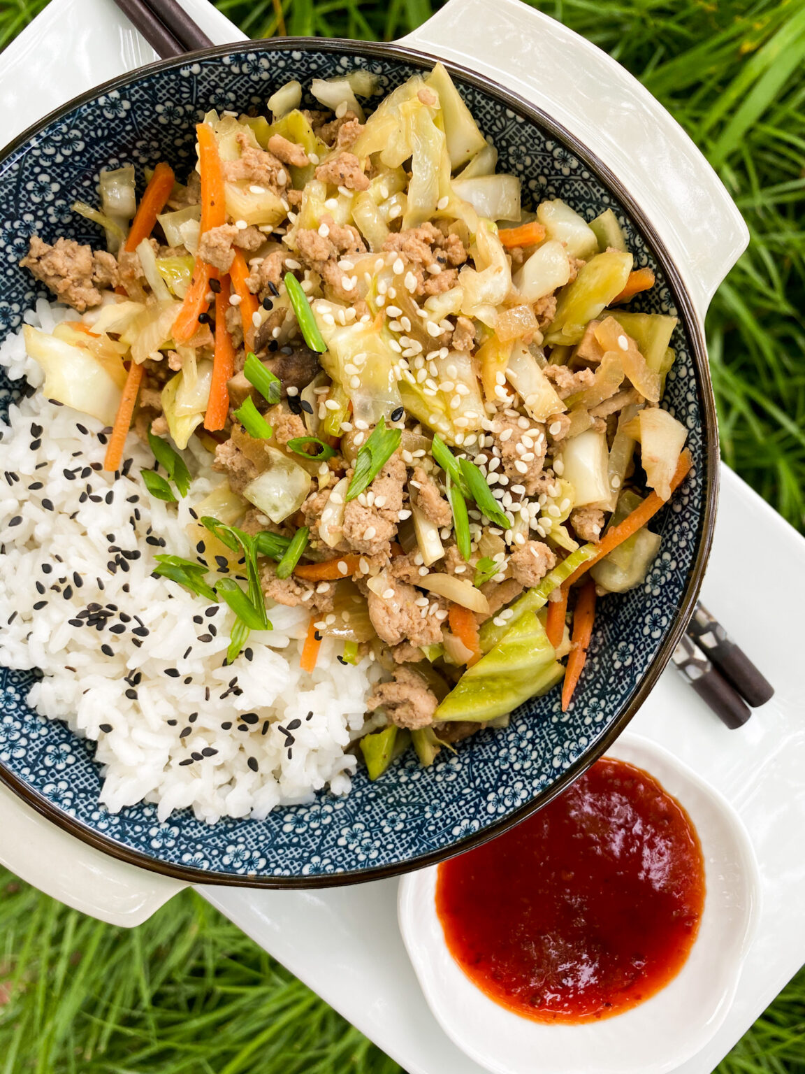 Turkey Egg Roll in a Bowl DeSocio in the Kitchen