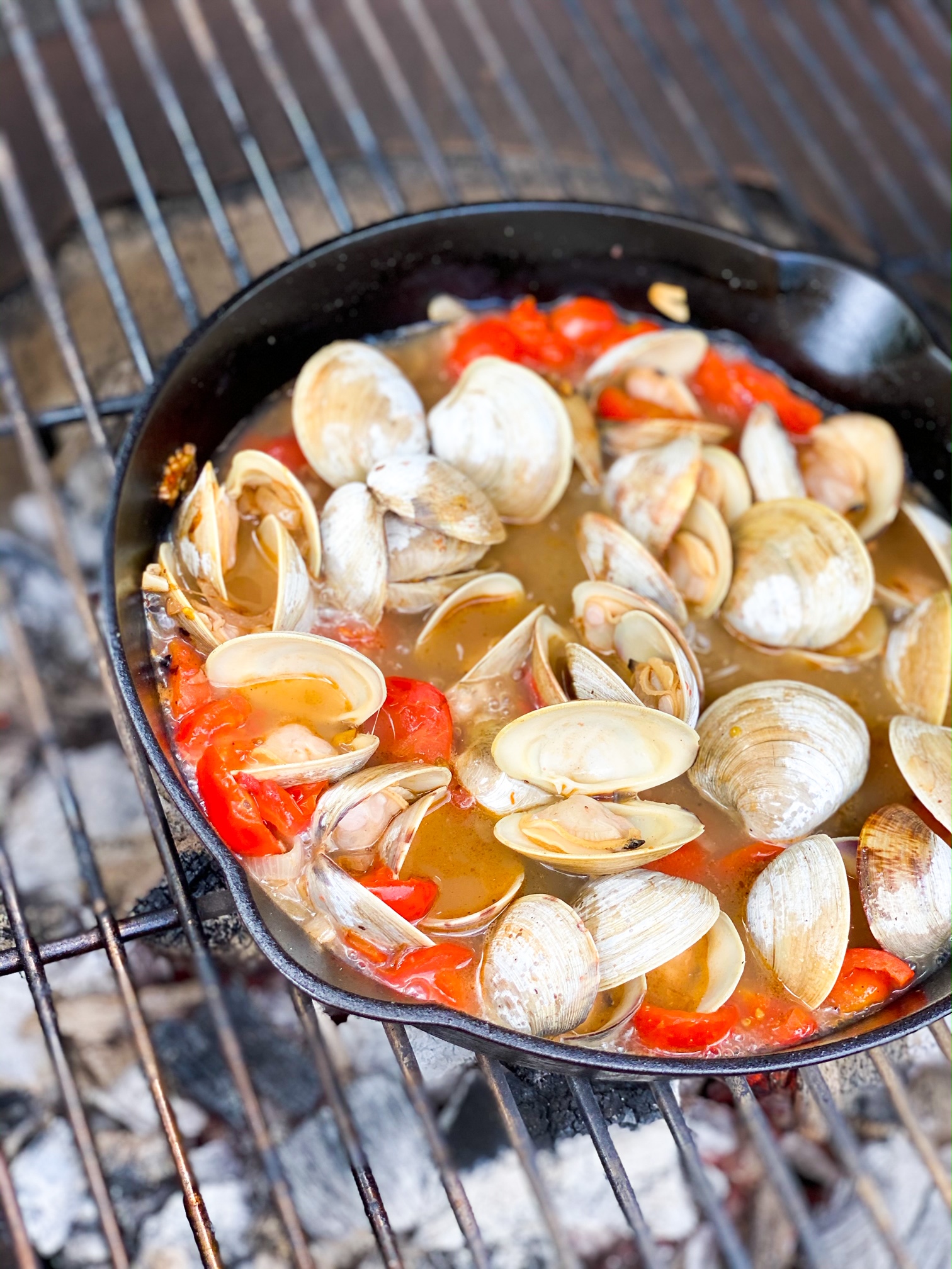Clam Steamers with Shallot and Garlic in White Wine DeSocio in the