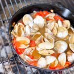 Clam Steamers with Shallot and Garlic in White Wine