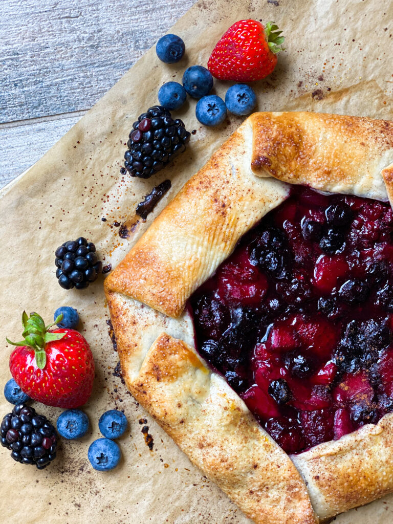 Triple Berry Galette 