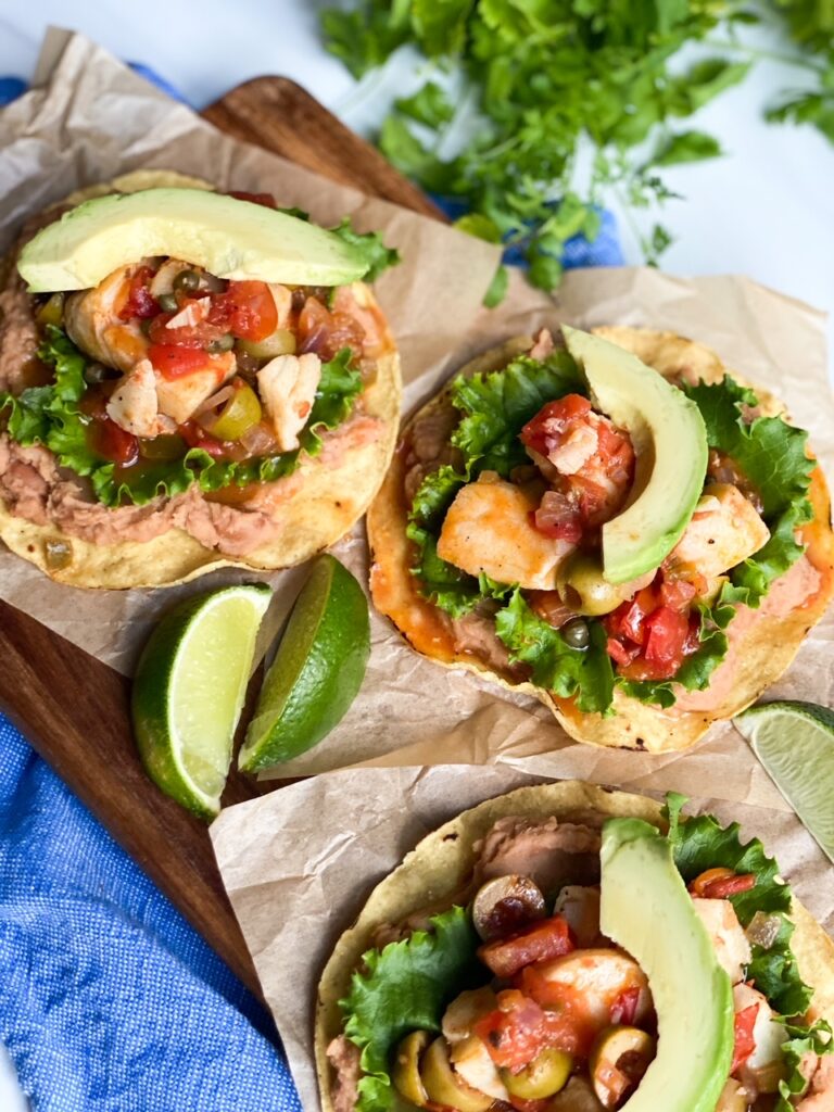 White FISH TOSTADAS