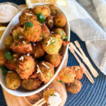 Fried Olives with Spicy Aioli Dipping Sauce