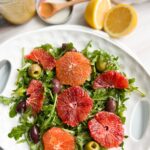 Citrus Salad with oranges, olives and a lime vinaigrette